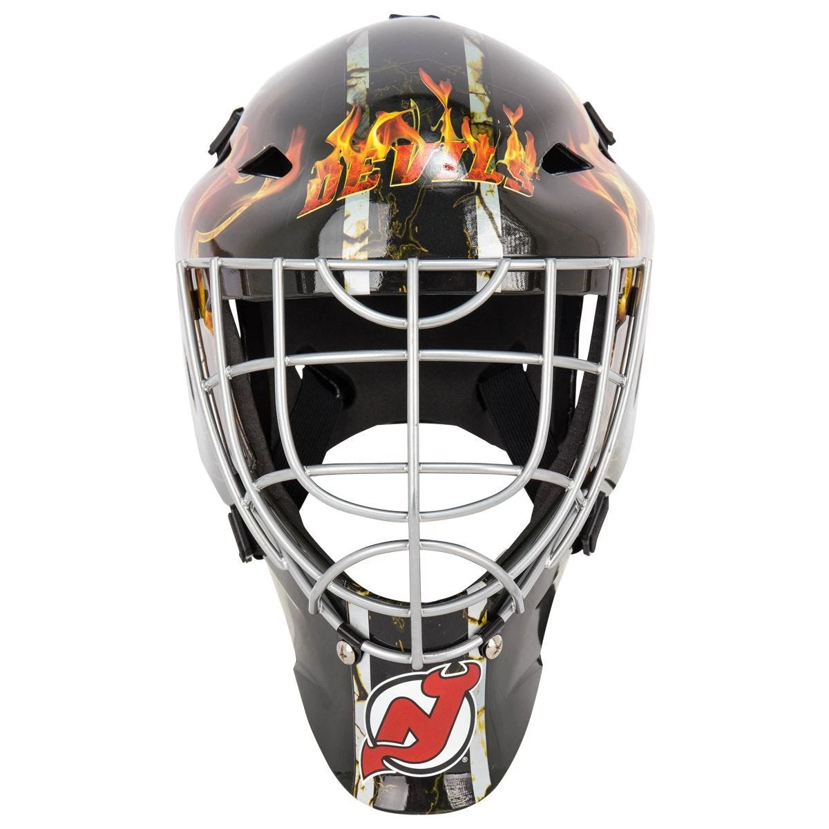 Franklin GFM 1500 New Jersey Devils Face Mask 3 Franklin GFM 1500 New Jersey Devils Face Mask - Image 3