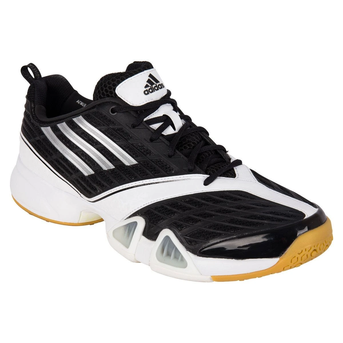 Adidas Volleio Women's Shoes - Black/Silver/White 2 Adidas Volleio Women's Shoes - Black/Silver/White - Image 2