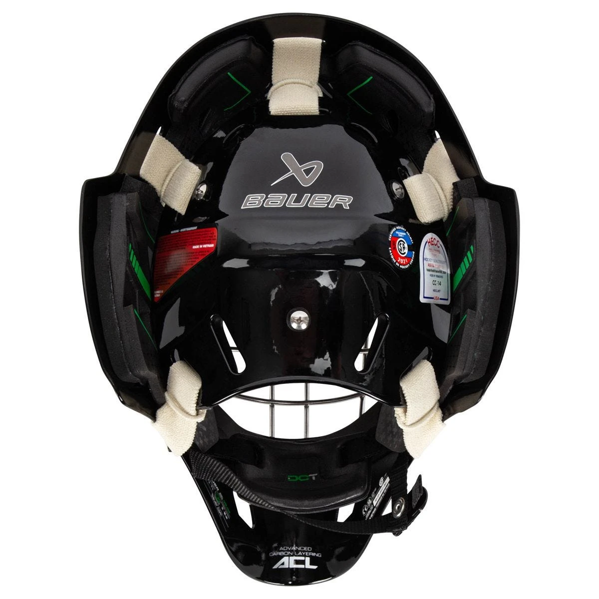 Bauer NME One Senior Certified Straight Bar Goalie Mask 5 Bauer NME One Senior Certified Straight Bar Goalie Mask - Image 5