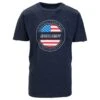 Bauer International USA Flag Youth Short Sleeve Tee Shirt