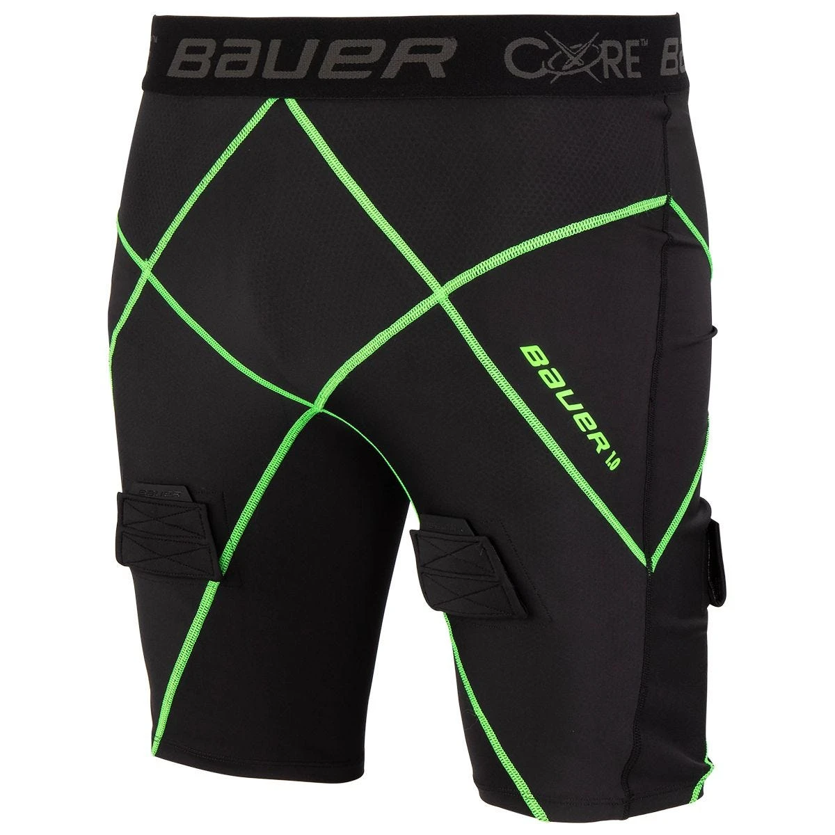 Bauer Core 1.0 Senior Compression Jock Shorts W/Cup 1 Bauer Core 1.0 Senior Compression Jock Shorts W/Cup