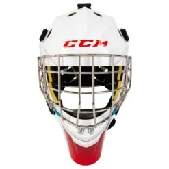 CCM Axis A1.5 Junior Certified Straight Bar Goalie Mask - Team -Bauer Sales Store ccm goalie mask axis a1 5 cert straight bar jr team inset2