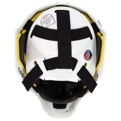 CCM Axis A1.5 Youth Certified Straight Bar Goalie Mask - Team 10 CCM Axis A1.5 Youth Certified Straight Bar Goalie Mask - Team -Bauer Sales Store ccm goalie mask axis a1 5 cert straight bar yth team inset4