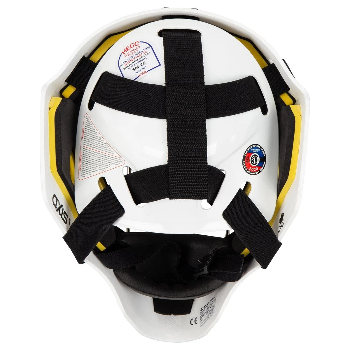 CCM Axis A1.5 Youth Certified Straight Bar Goalie Mask - Team 5 CCM Axis A1.5 Youth Certified Straight Bar Goalie Mask - Team - Image 5