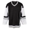 Stadium Youth Hockey Jersey - Black/White/Gray