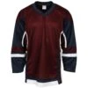 Stadium Youth Hockey Jersey - Maroon/Navy/White