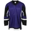 Stadium Adult Hockey Jersey - Purple/Black/White