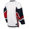 Stadium Adult Hockey Jersey - White/Navy/Red