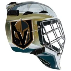 Vegas Golden Knights Franklin GFM 1500 Goalie Face Mask -Bauer Sales Store franklin hockey street goalie mask gfn 1500 vgk inset1
