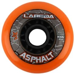 Labeda Asphalt Hard 85A Roller Hockey Wheel - Orange - 4 Pack -Bauer Sales Store labeda roller hockey wheel asphalt orange 4 pack inset2