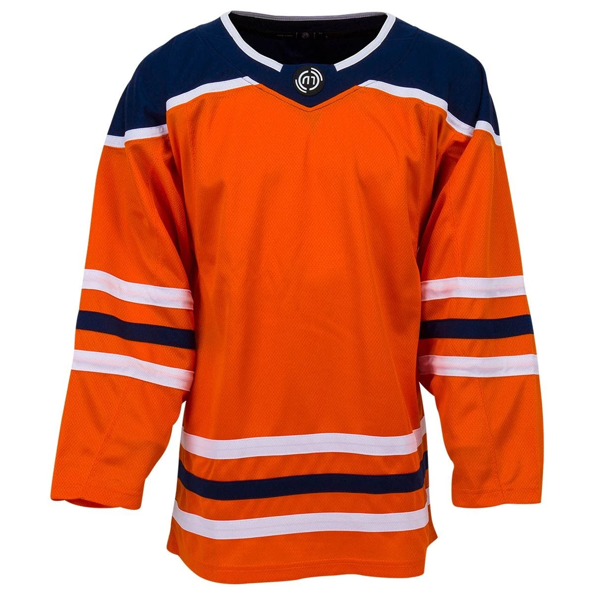 Edmonton Oilers MonkeySports Uncrested Junior Hockey Jersey 1 Edmonton Oilers MonkeySports Uncrested Junior Hockey Jersey