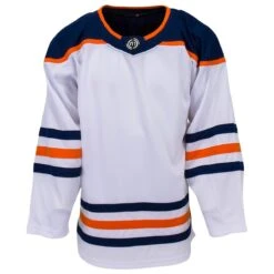 Edmonton Oilers MonkeySports Uncrested Junior Hockey Jersey 7 Edmonton Oilers MonkeySports Uncrested Junior Hockey Jersey -Bauer Sales Store monkeysports hockey jersey uncrested edmonton oilers jr inset7