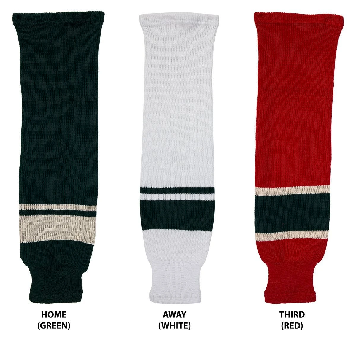 Minnesota Wild MonkeySports Knit Hockey Socks 1 Minnesota Wild MonkeySports Knit Hockey Socks