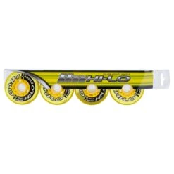 Mission Hi-Lo Street Outdoor Hard 82A Roller Hockey Wheel - Yellow - 4 Pack -Bauer Sales Store ms1458843 1 3