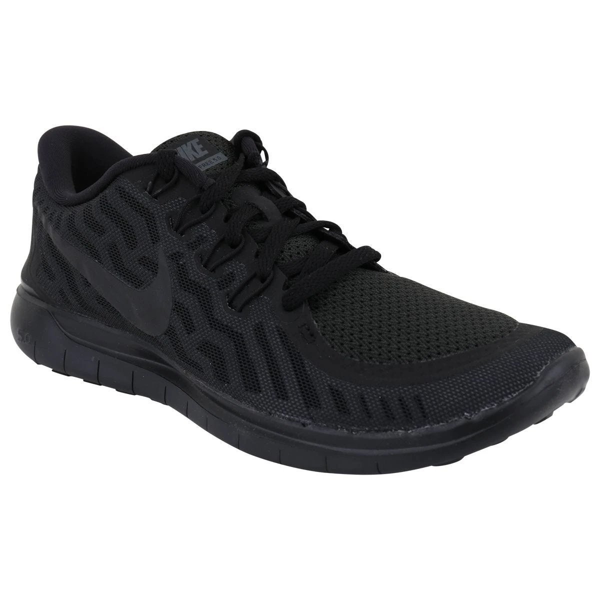 Nike Free 5.0 Women's Training Shoes - Black/Anthracite/Black 2 Nike Free 5.0 Women's Training Shoes - Black/Anthracite/Black - Image 2