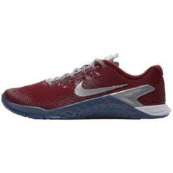 Nike Metcon 4 Women's Premium Training Shoes - Gym Red/Metallic Silver/Gym Blue/White