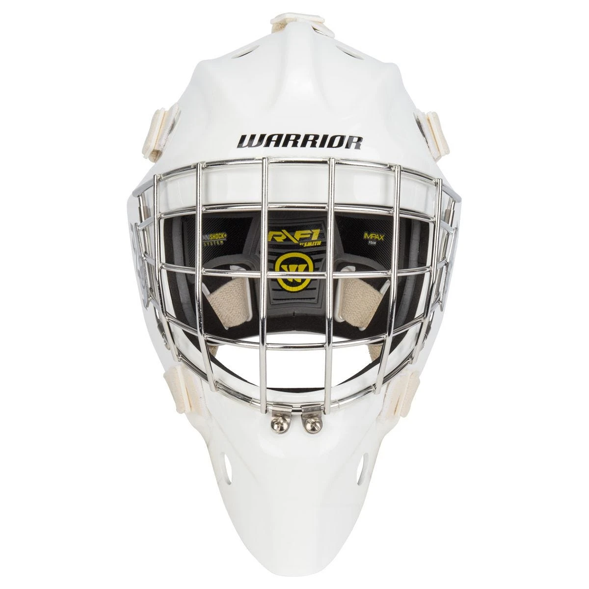 Warrior Ritual R/F1 Senior+ Certified Straight Bar Goalie Mask 3 Warrior Ritual R/F1 Senior+ Certified Straight Bar Goalie Mask - Image 3